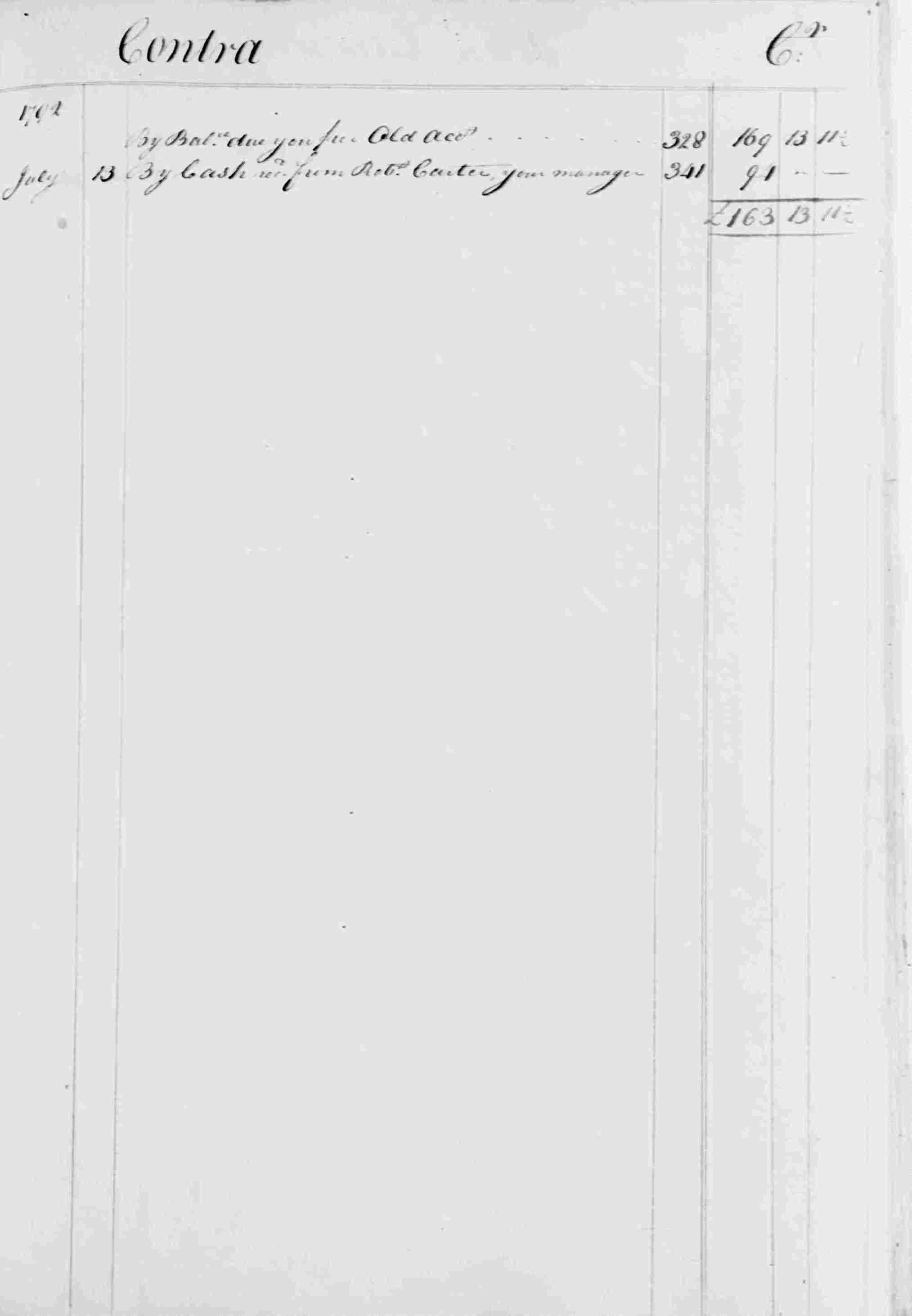 Ledger B, folio 362, right side