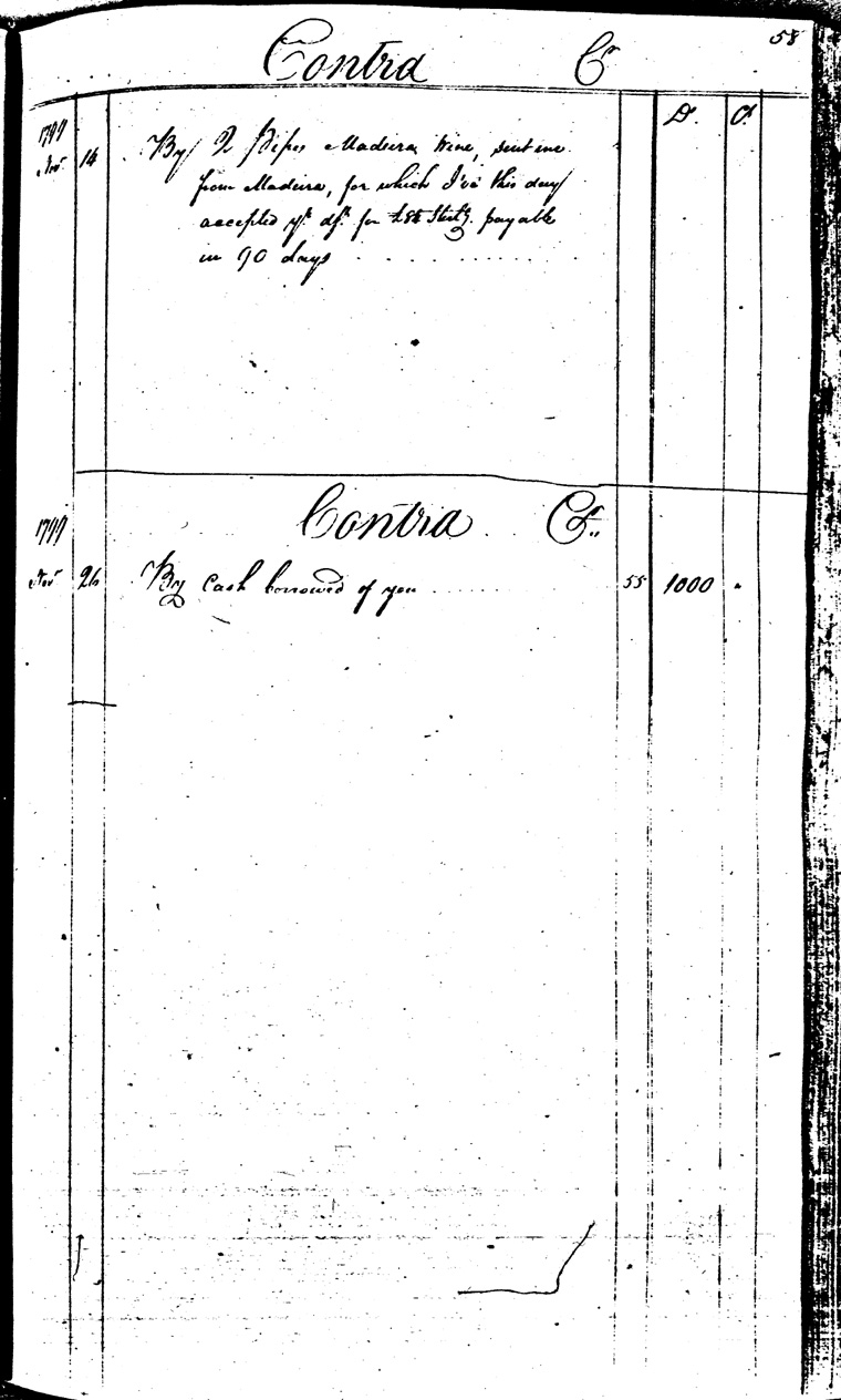 Ledger C, folio 58, right side