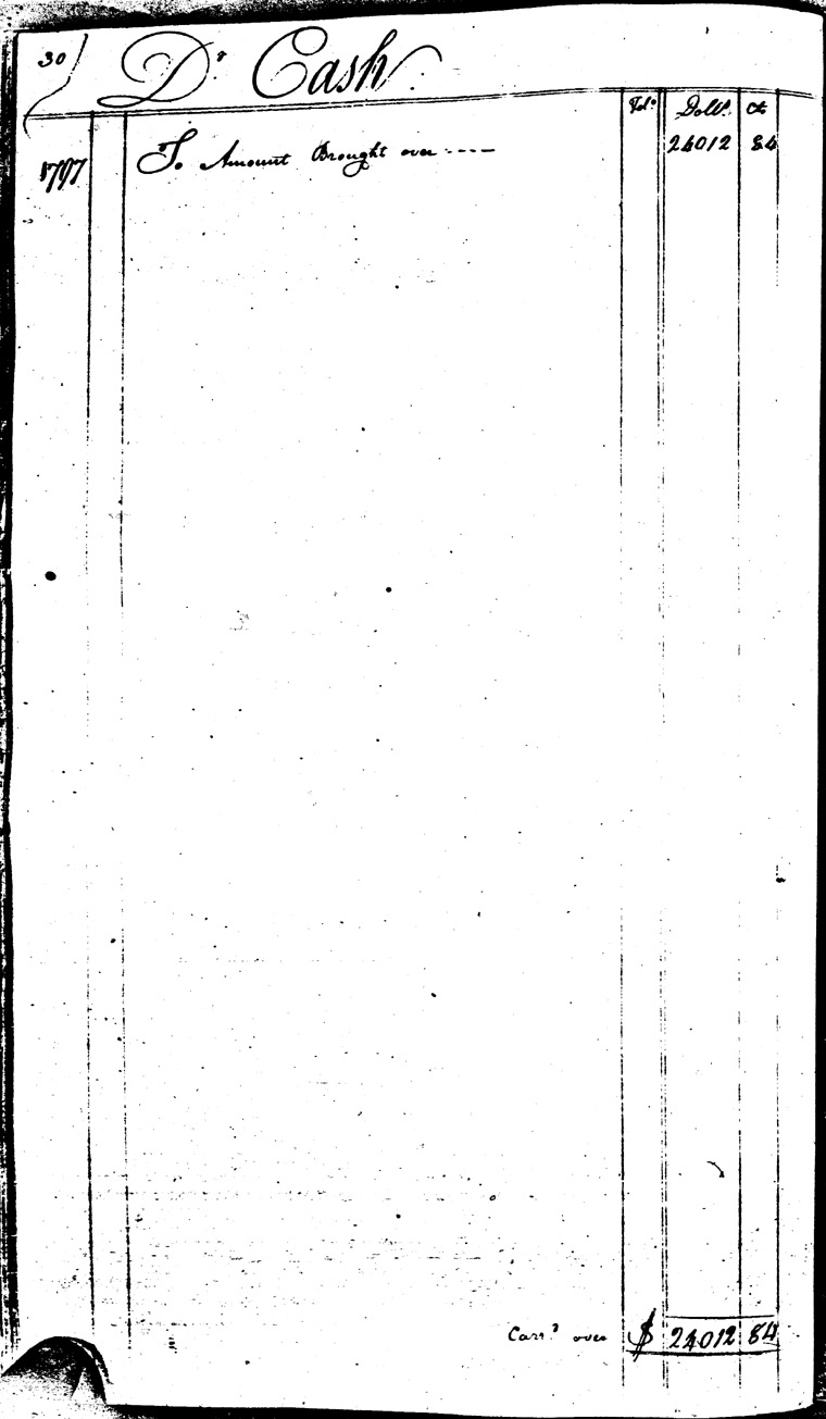 Ledger C, folio 30, left side