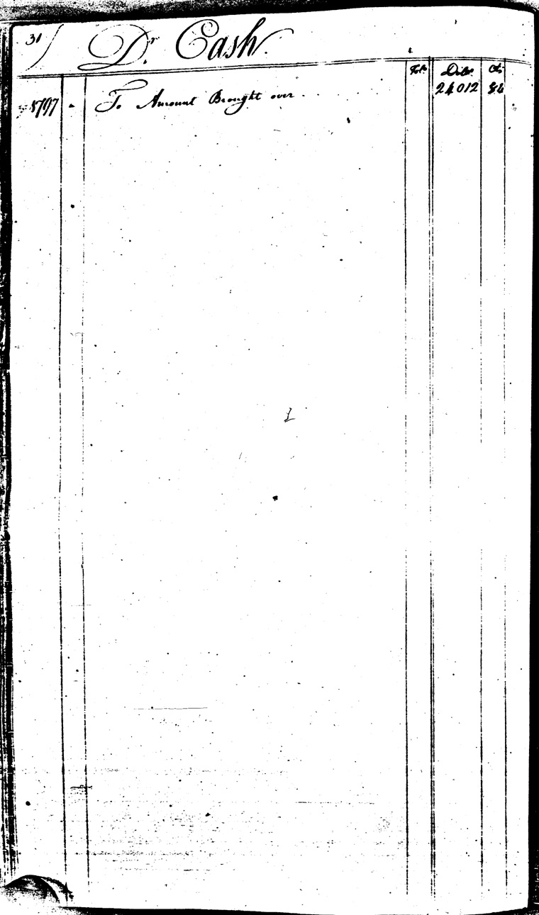 Ledger C, folio 31, left side
